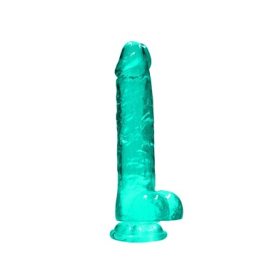 Dildo długie żylaste z mocną przyssawką penis 21cm